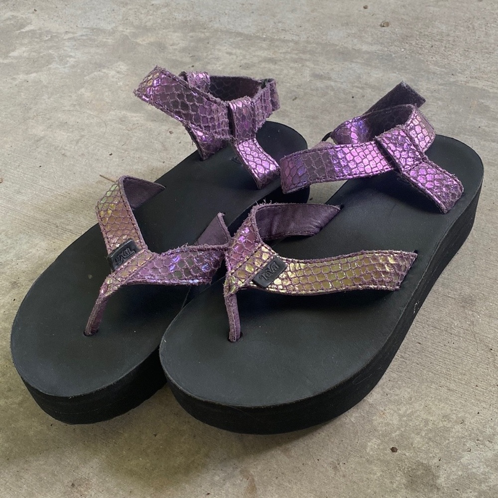 Teva Purple Snake Original Flatform